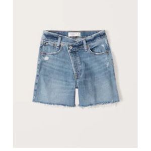 Abercrombie High Rise Dad Short - Crossover Waist